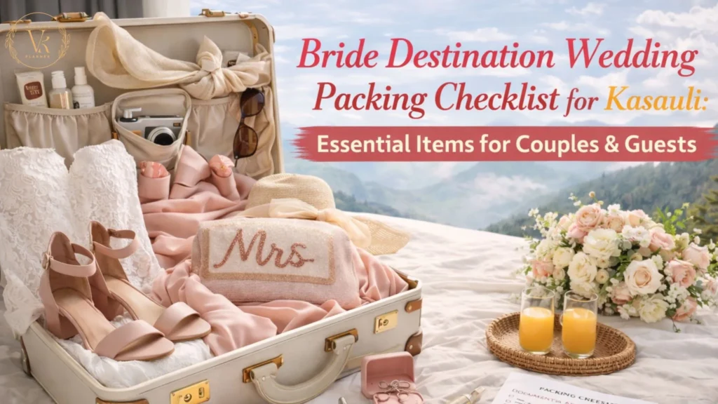 Bride Destination Wedding Packing Checklist for Kasauli Essential Items for Couples & Guests