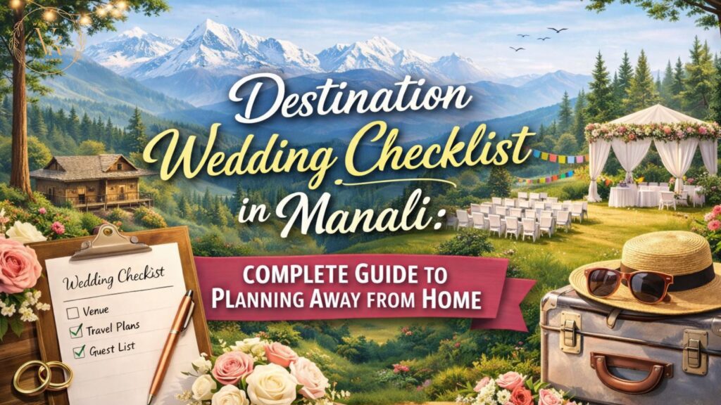 Destination Wedding Checklist in Kasauli Complete Guide to Planning Away from Home