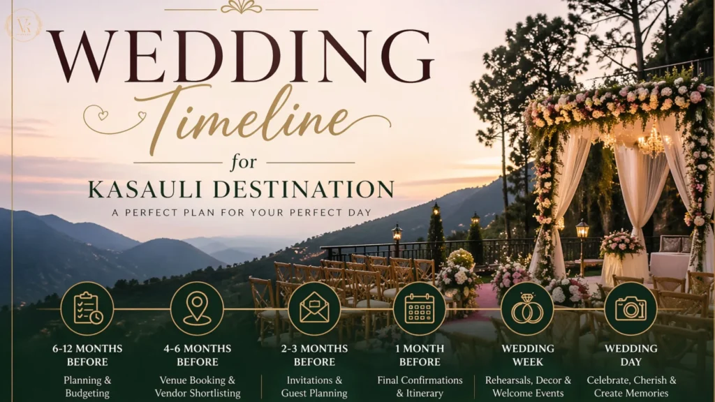 Wedding Timeline for Kasauli Destination