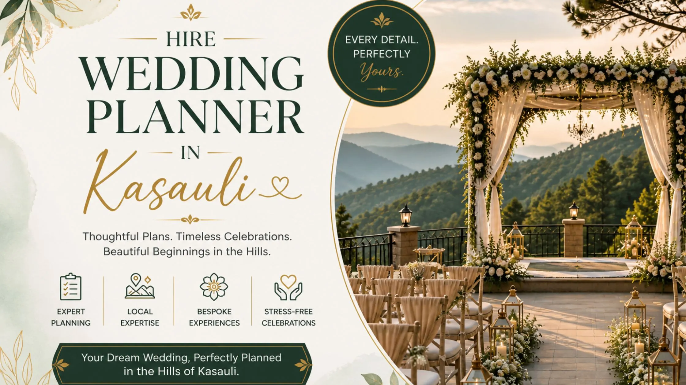 Hire Wedding Planner in Kasauli Today