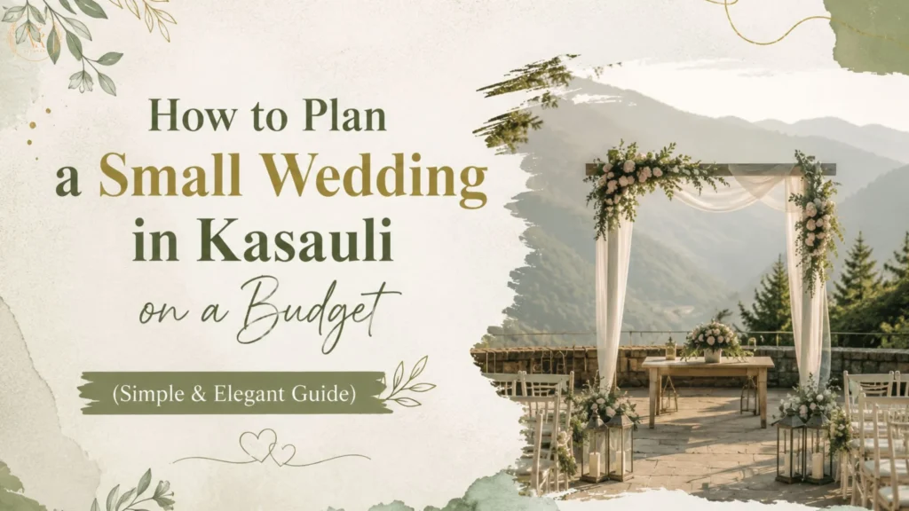 How to Plan a Small Wedding in Kasauli on a Budget