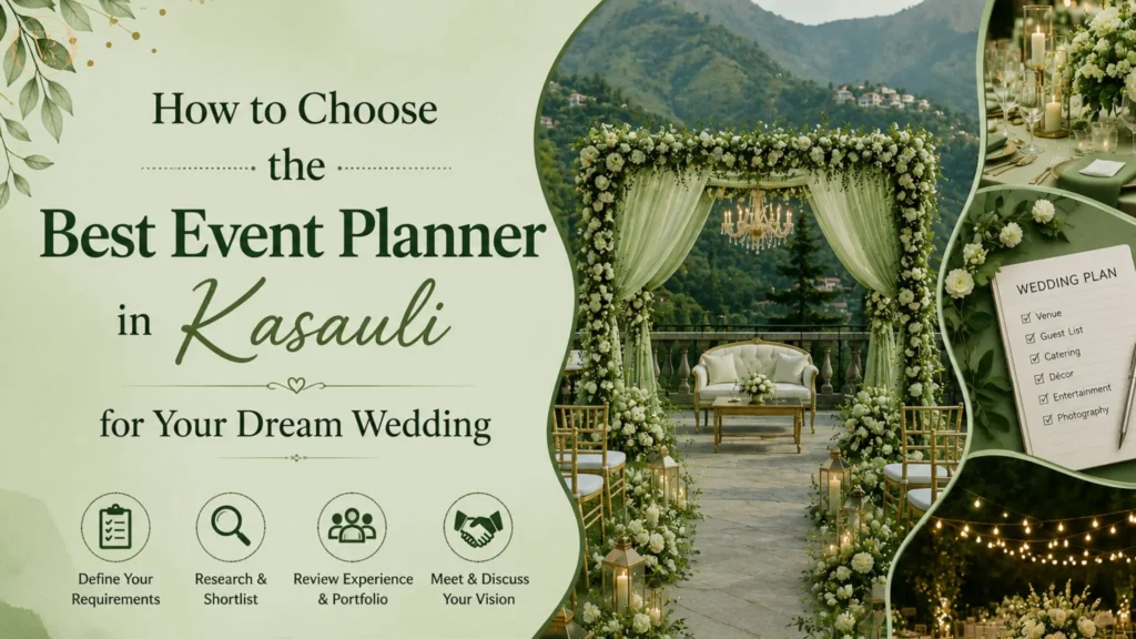 How to Choose the Best Event Planner in Kasauli for Your Dream Wedding