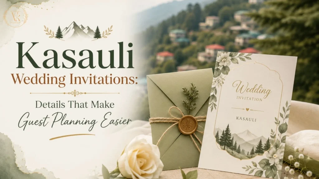 Kasauli Wedding Invitations Details That Make Guest Planning Easier