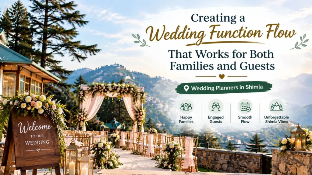 Creating a Wedding Function Flow That Works for Both Families and Guests